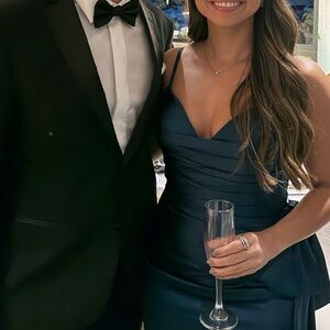 Elegant Blue Evening Dress